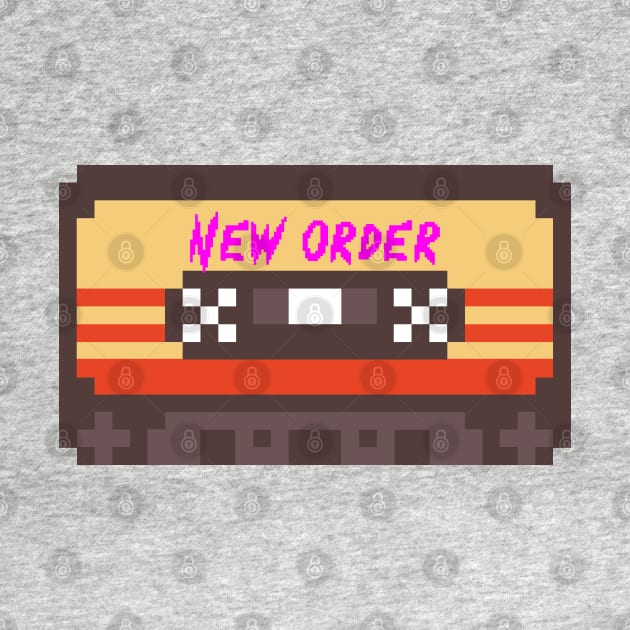 New Order 8bit cassette by terilittleberids